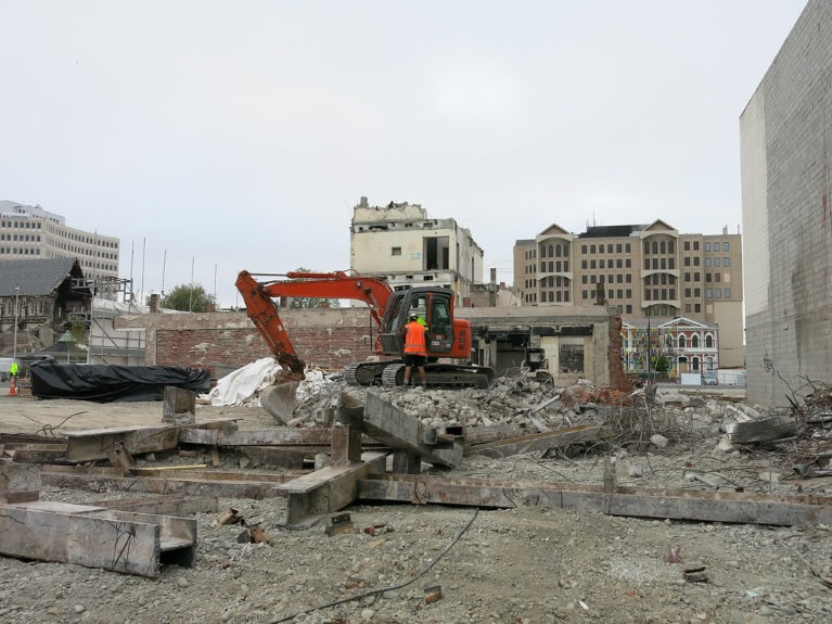 demolition of government building