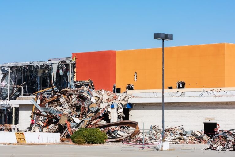 retail commercial demolition
